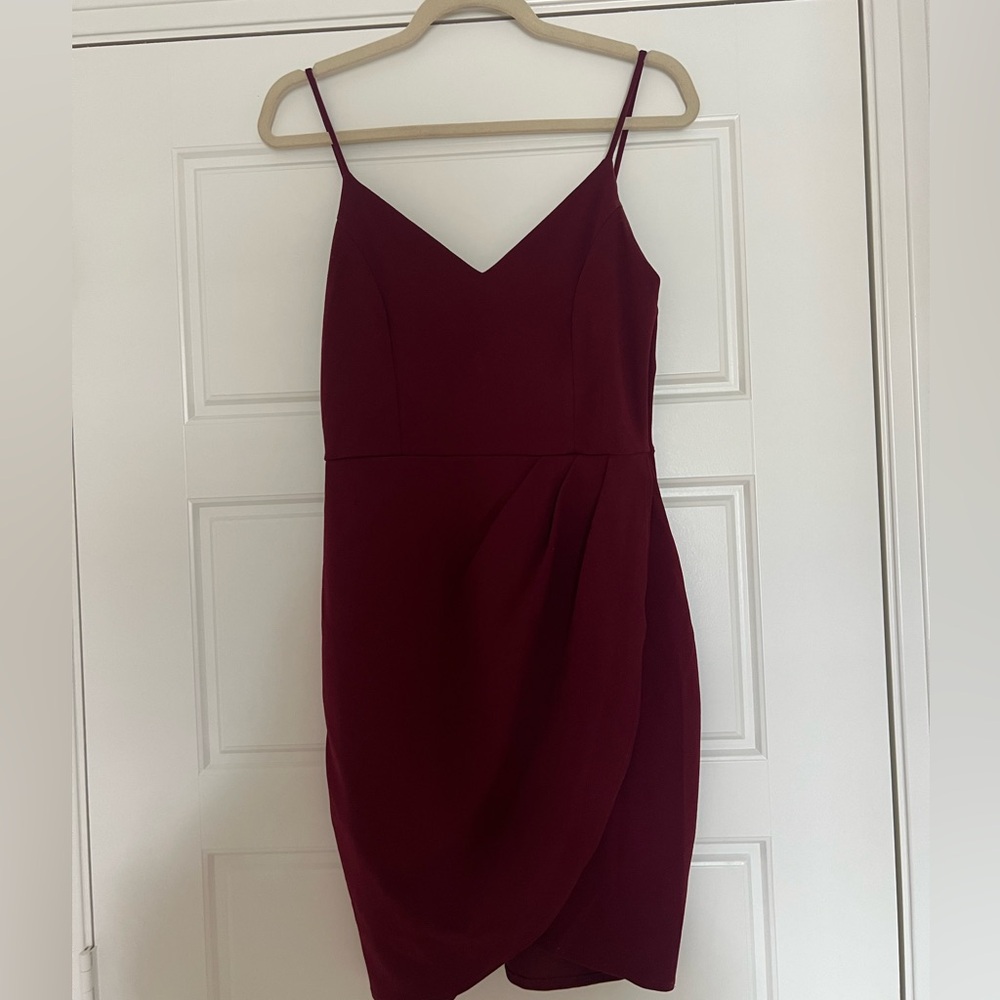 Lulu's Maroon Mini Dress